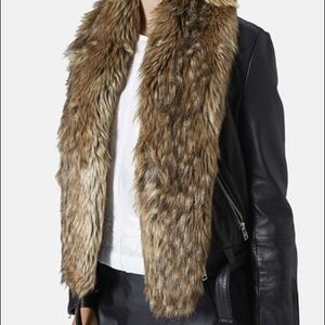 Topshop Faux Fur Stole